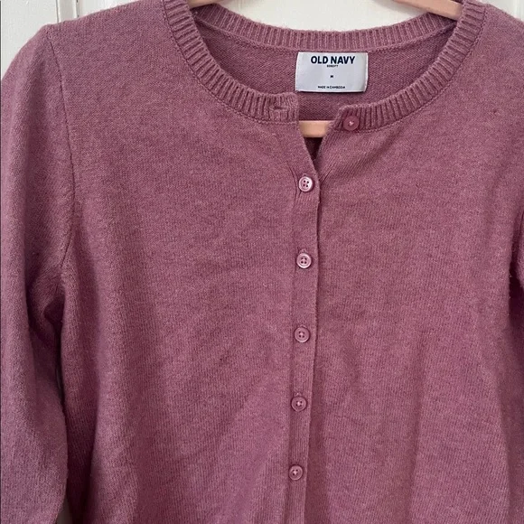 OLD NAVY pink cardigan size M - Picture 4 of 4